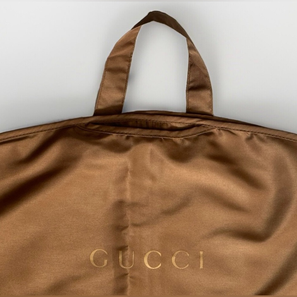 NEW L 30x54 GUCCI GARMENT BAG DUST PROTECTOR CLOSET TRAVEL SUITS COATS DRESSES - Picture 4 of 8